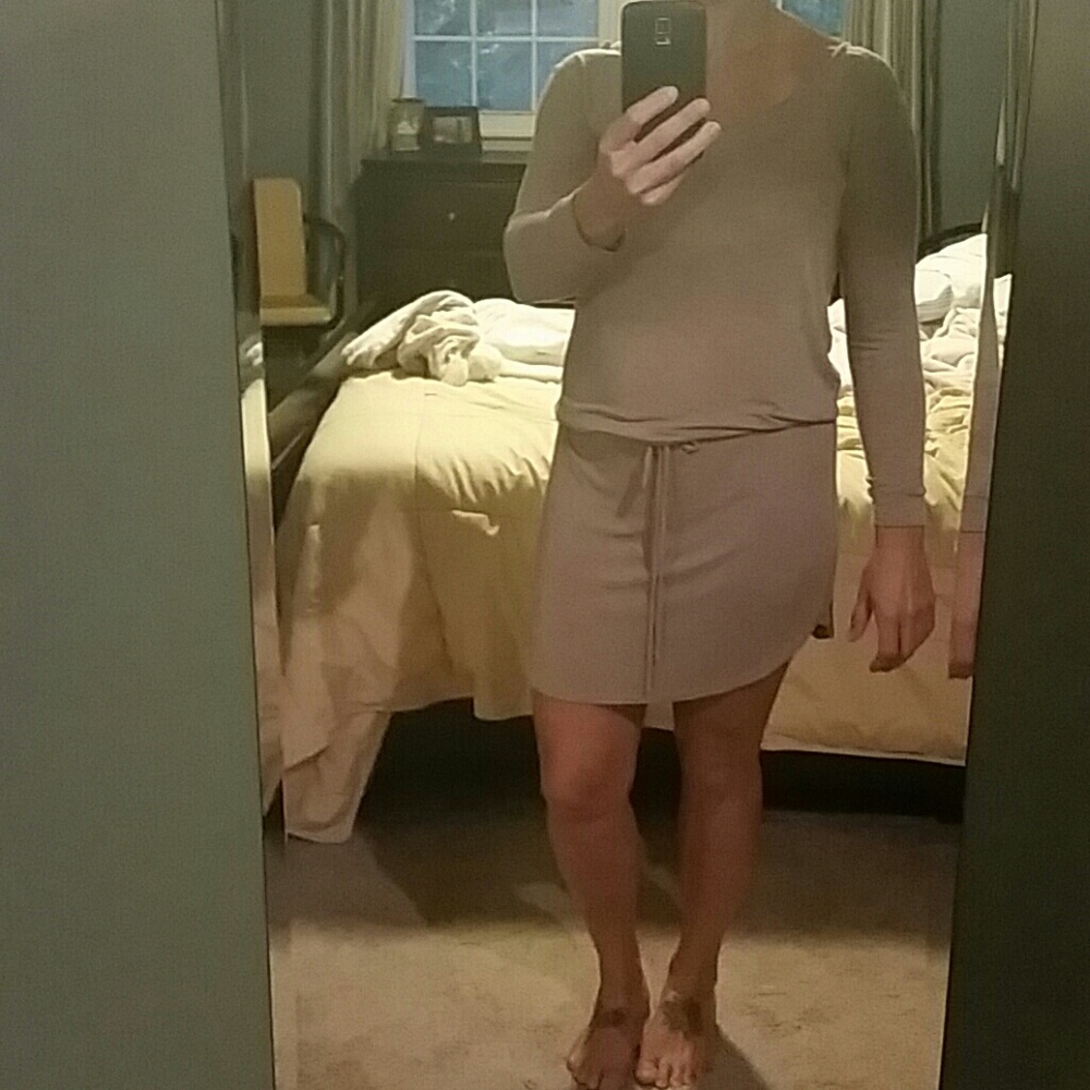 Cinch waist dress